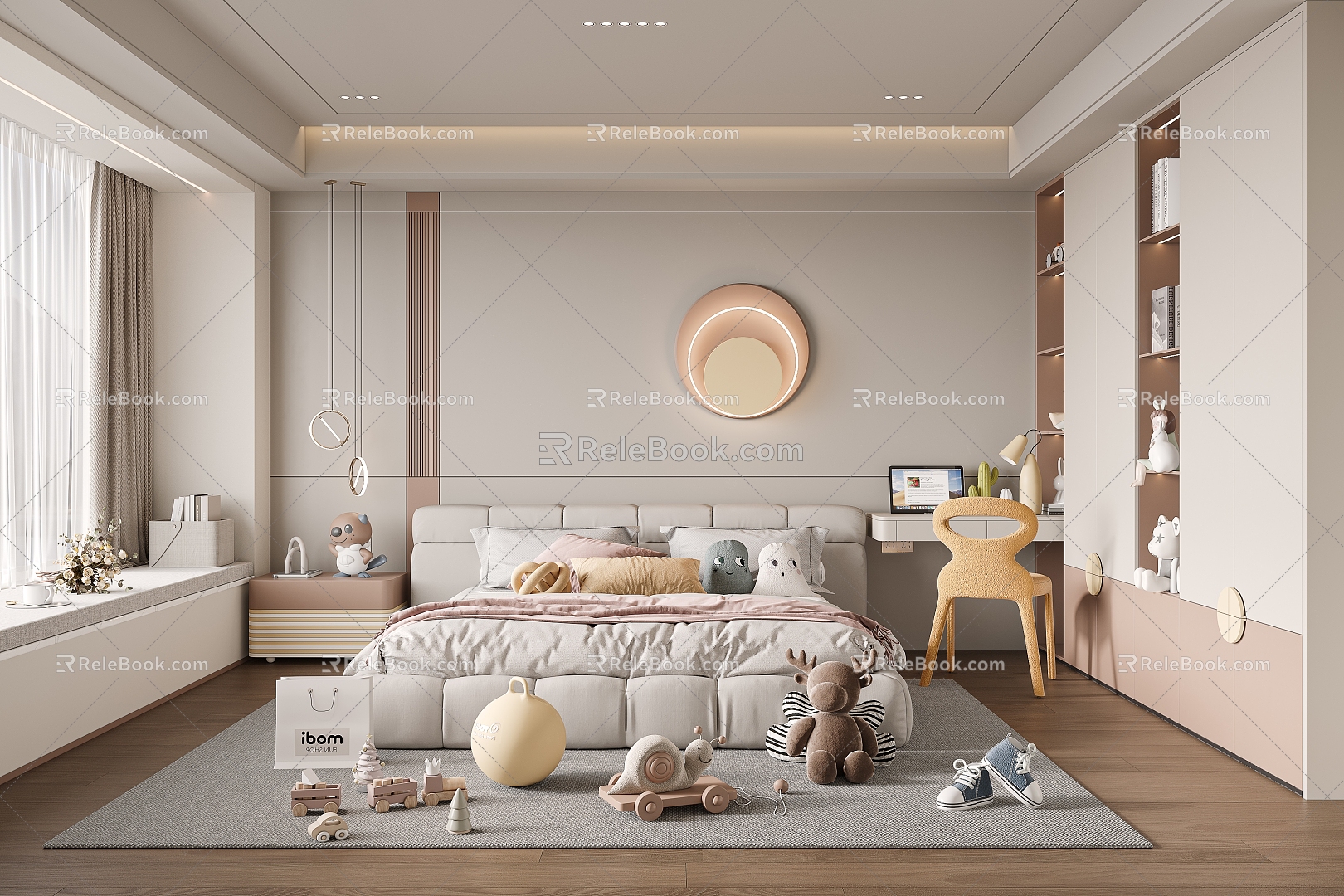 Modern Children's Room 3d model