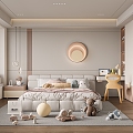 Modern Children's Room 3d model