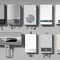 Various Modern Electric Water Heaters With Sleek Designs For Daily Home Use Appliances