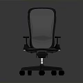 Modern Ergonomic Office Chair With Mesh Back Adjustable Armrests And Swivel Wheels