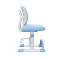 Safe Blue Adjustable Kids Chair With Ergonomic Backrest And Footrest Sturdy Design For Children