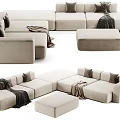 Tuo Divano Modern Module Combination Corner Multiplayer Sofa Module Sofa Corner Sofa Combination Sofa 3d model