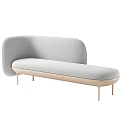 Modern chaise longue multiplayer sofa 3d model