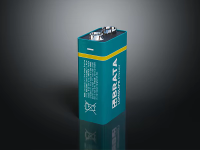 High Quality BBBRATA Lithium Battery For Daily Electrical Appliance With Metal Contacts And Reliable Performance 3d model