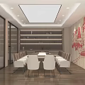 Modern Well Planned Bank Interior 3D Layout Design With Complete Business Service And Office Zones