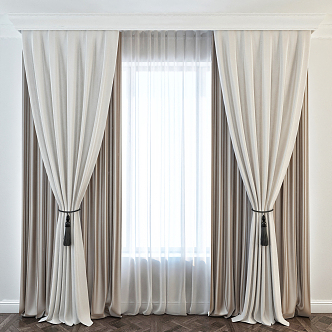 Modern Curtains 3d model