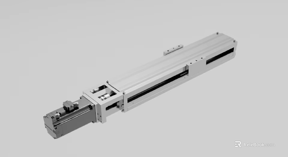 High Precision Industrial Linear Slide With Metal Frame For Automation Machinery 3d model 