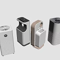 Modern Air Purifiers With Various Styles And Efficient Design For Home Use 3d model