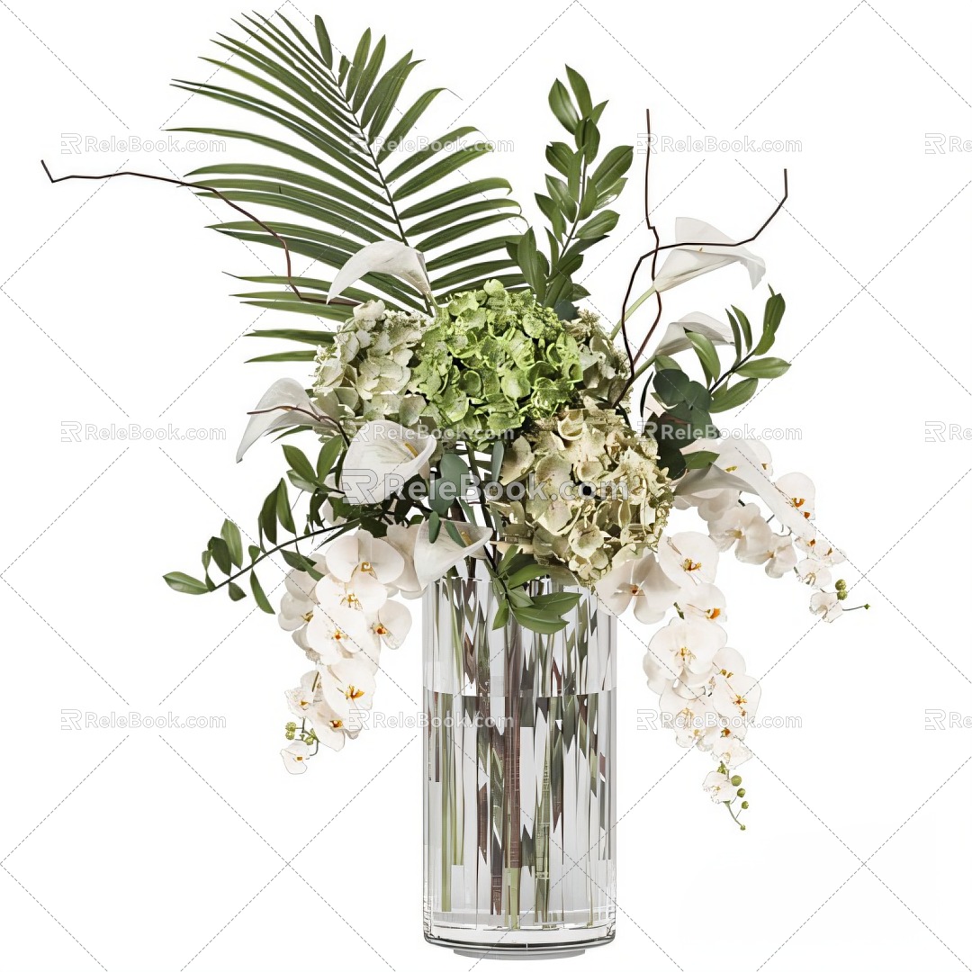 French vase flower ornaments model