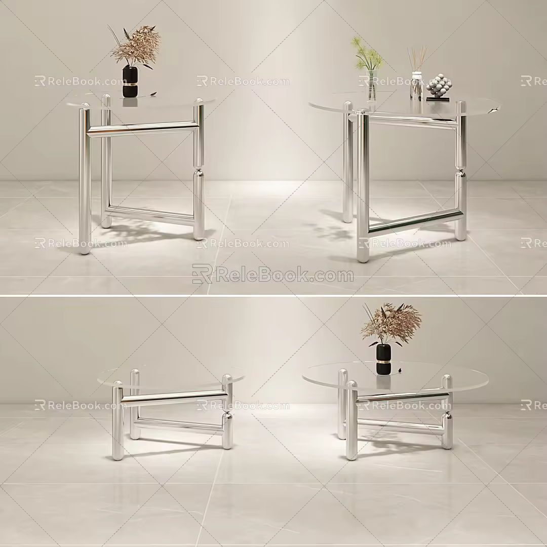 Modern Side Table Coffee Table 3d model