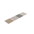 Colorful Mosaic Floor Tiles With Tropical Flower And Leaf Patterns In Vibrant Hues