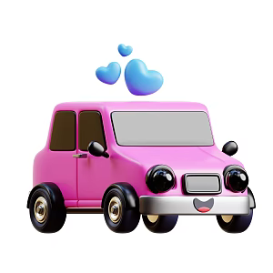 Modern Car Toy Cartoon Car 3d model