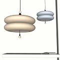 Modern chandelier 3d model