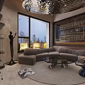 Cozy Café Interior Design With Wooden Tables Chairs Pendant Lights And Bar Counter