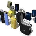Various Styles Of Lighters Including Zippo And Different Color Designs For Daily Use