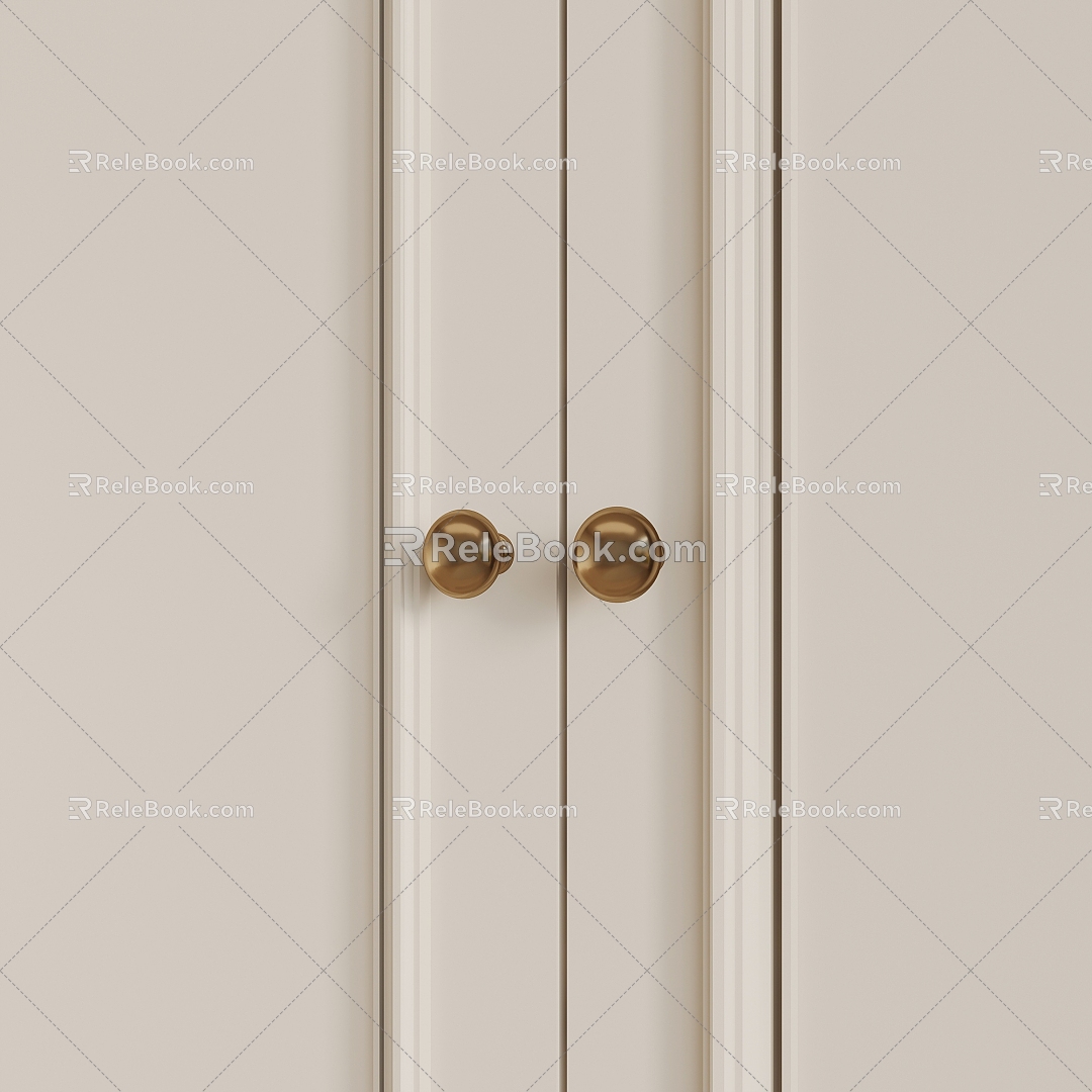 19 Handle Modern Cabinet Door Handle Handle 3d model