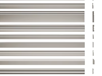 Minimalist Horizontal Lines Design With Neutral Tones And Orderly Arrangement 3d model