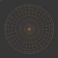 White Marble Texture Sphere Component With Matching Walls And Floor