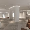 Modern Clothing Store Interior Design With Mannequins Display And Comfortable Seating