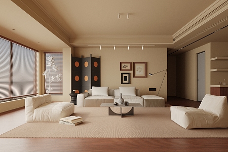 The Silent Living Room 3d model