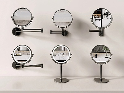 Modern Makeup Mirror Dressing Mirror Bathroom Mirror Hanging Mirror Bathroom Mirror 3d model