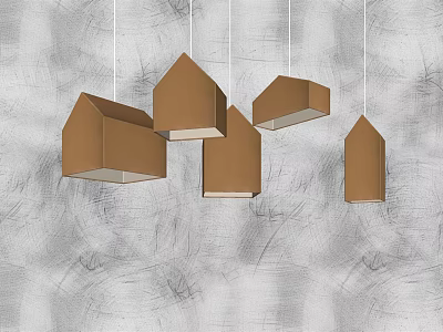 Modern chandelier 3d model Modern chandelier 3d model