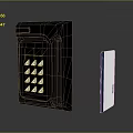 Sleek Modern Computer Case With Black White Design And Ventilation Holes Structure