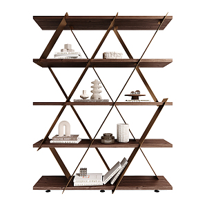 Modern Storage Rack Decorative Rack Ornaments 3d model