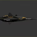 Modern Fighter Next Generation Aircraft 3d model