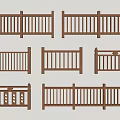 Wooden Railings Featuring Various Designs And Classic Styles For Home Decoration