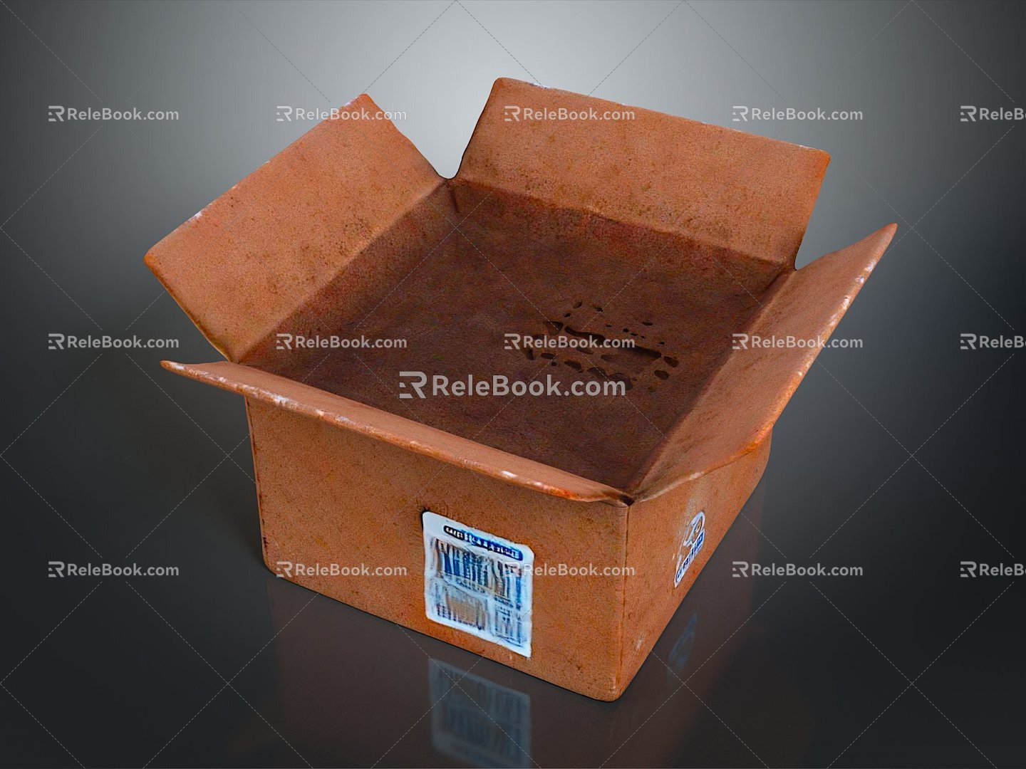 Logistics box express box parcel box carton goods box goods box garbage box box box box 3d model