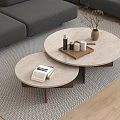 Ancient Tea Table Ancient Style Tea Table Ancient Style Tea Table Wood Tea Table Stone Tea Table Tea Table Combination 3d model