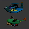Multiple Colorful Airplane Models Including Various Types Sizes And Designs