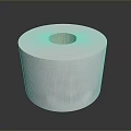 Soft White Textured Toilet Paper Roll Household Essential For Daily Bathroom Use