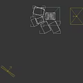 Electronic Appliances Black Gray Sheets in Various Sizes Stacked and Scattered