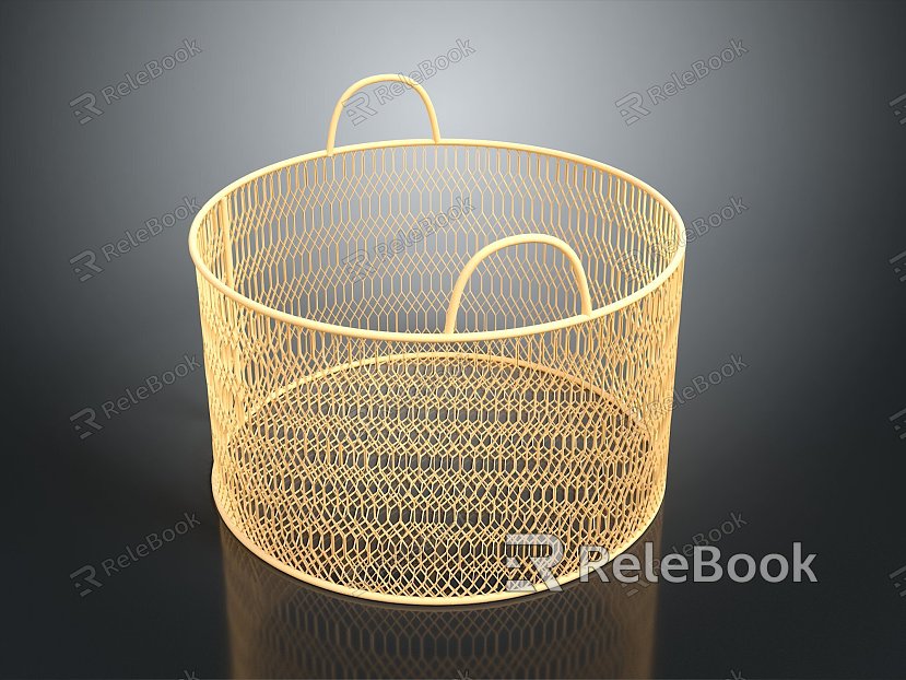 Basket Bamboo Basket Straw Basket Vegetable Basket Egg Basket Storage Basket Bamboo Basket Storage Basket Bamboo Blue model