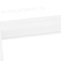 White Decorative Molding Component For Interior Decoration With Curved Design And Layered Details