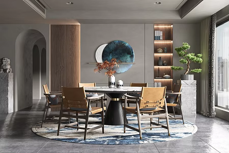 New Chinese Restaurant 3d model