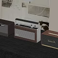 Audio Retro Audio 3d model