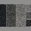Modern pebbles 3d model
