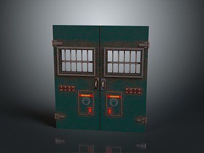 Iron door, iron door, iron door, safety door, metal sealed door, metal door, explosion-proof door, code lock 3d model