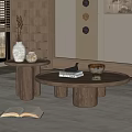 Middle Ancient Style Coffee Table 3d model