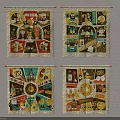 Colorful Illustrated Decorative Wall Art Prints With Characters And Scenes