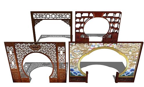 Chinese Arch 3d model