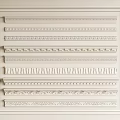 Various Decorative Gypsum Molding Patterns For Interior Design And Decoration 3d model
