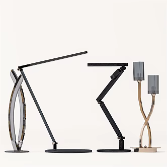 Modern table lamp 3d model