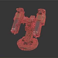 Mechanical Heavy Duty Weapon With Dual Barrels And Stable Base Stand Design