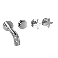 Modern Chrome Bathroom Faucet Fixtures With Showerhead And Sleek Contemporary Design