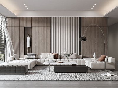 modern living room model