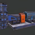 Heavy Duty Industrial Centrifugal Pump With Electric Motor And Metal Body